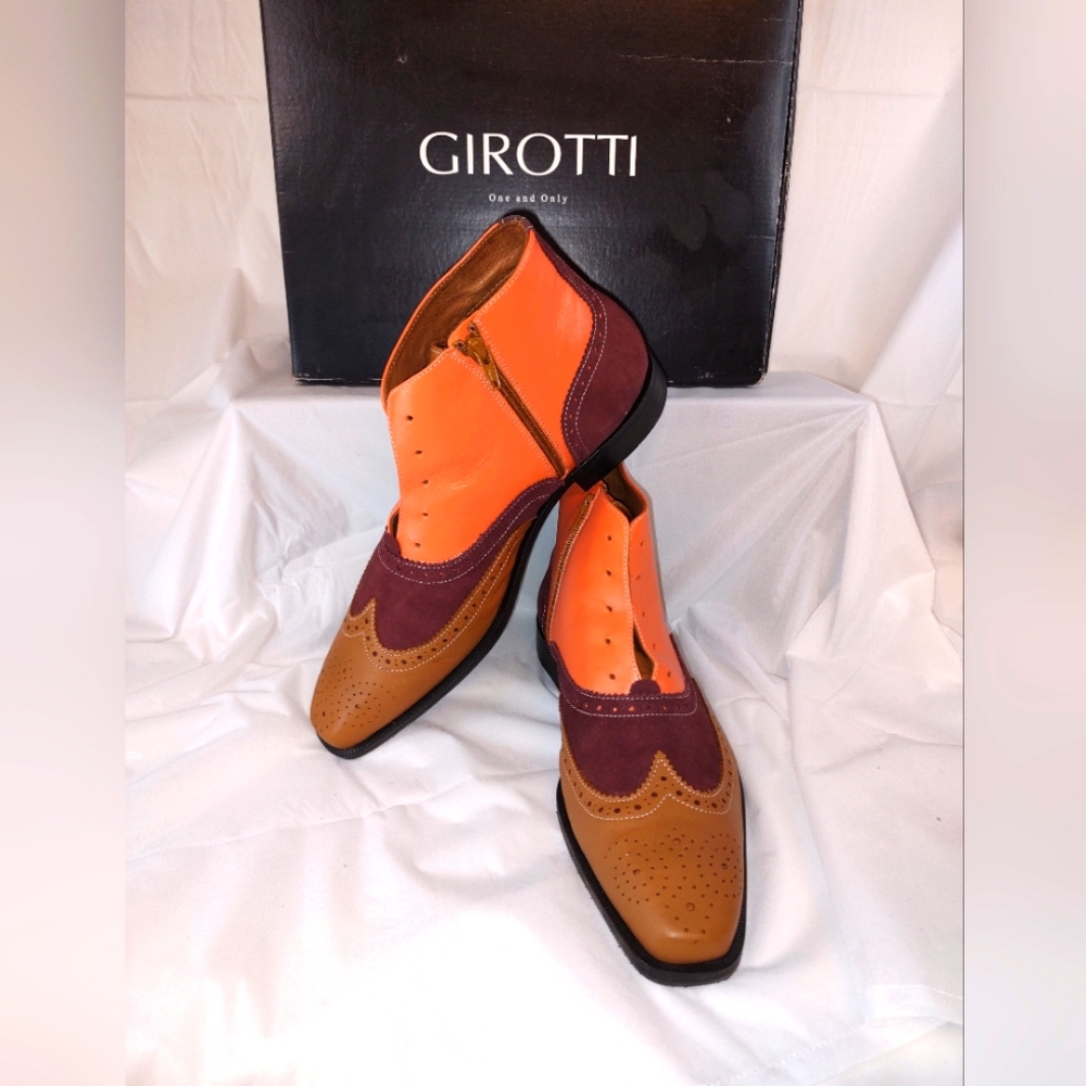 Girotti Handmade Men's Brogue Boots EU 45 US 12